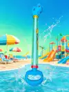 Cartoon Seahorse pull-out water gun, children's large-capacity syringe water cannon, summer water play and water fight toy Specification image